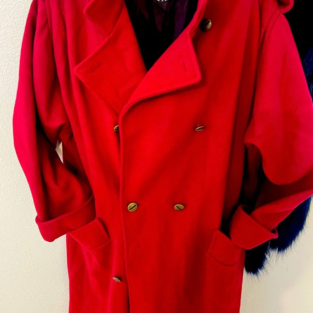 💯percent  pure wool Ashley Scott cot,color red - Picture 13 of 15